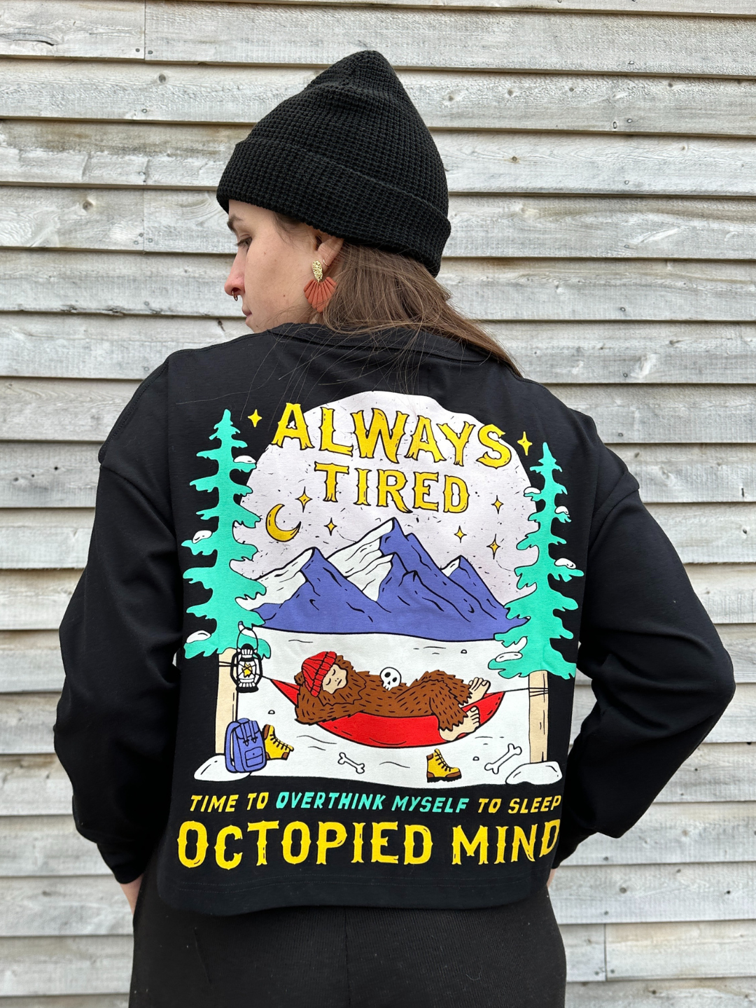 Always Tired Bamboo Long Sleeve - Octopied Mind