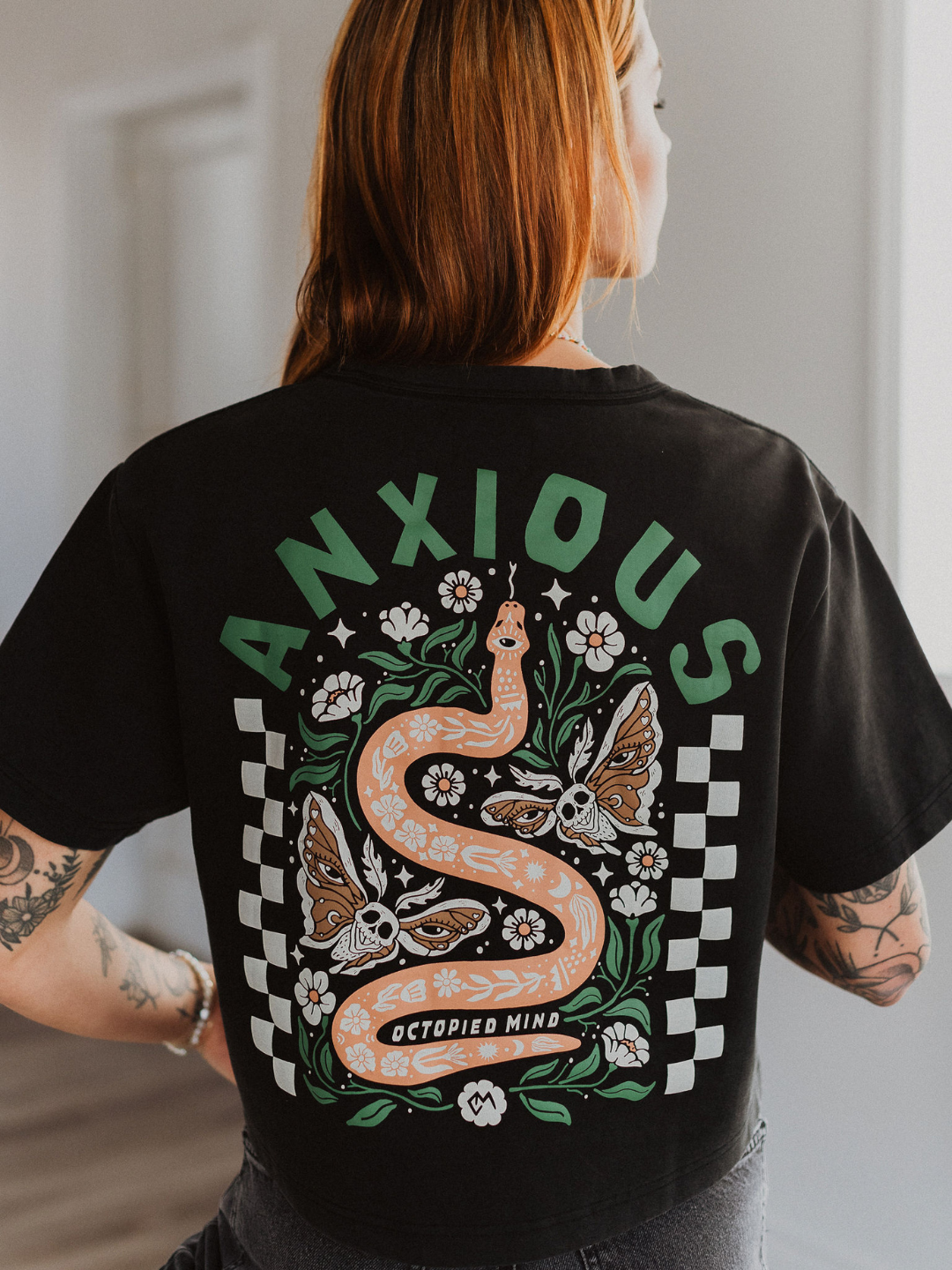 Anxious Heavy Weight Vintage T-Shirt - Octopied Mind