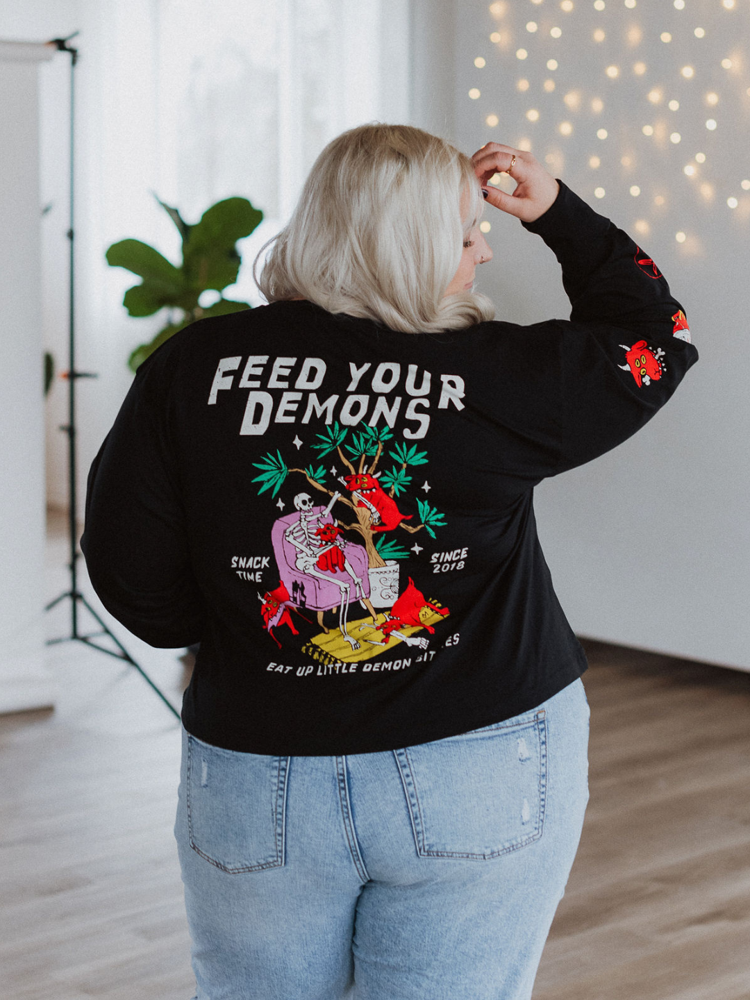 Feed Your Demons Long Sleeve - Octopied Mind