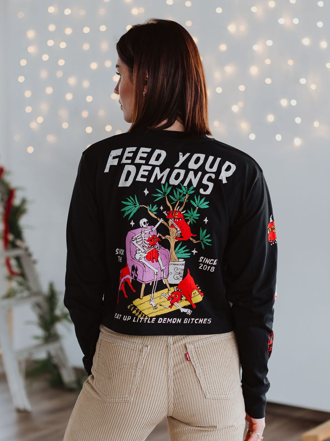 Feed Your Demons Long Sleeve - Octopied Mind