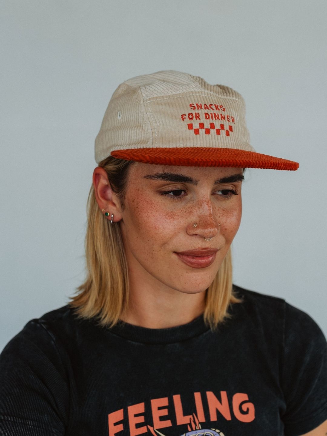 Snacks for Dinner 5 Panel Hat - Octopied Mind