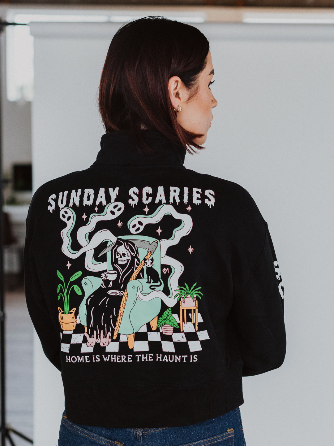 Sunday Scaries 1/4 Zip Sweater - Octopied Mind