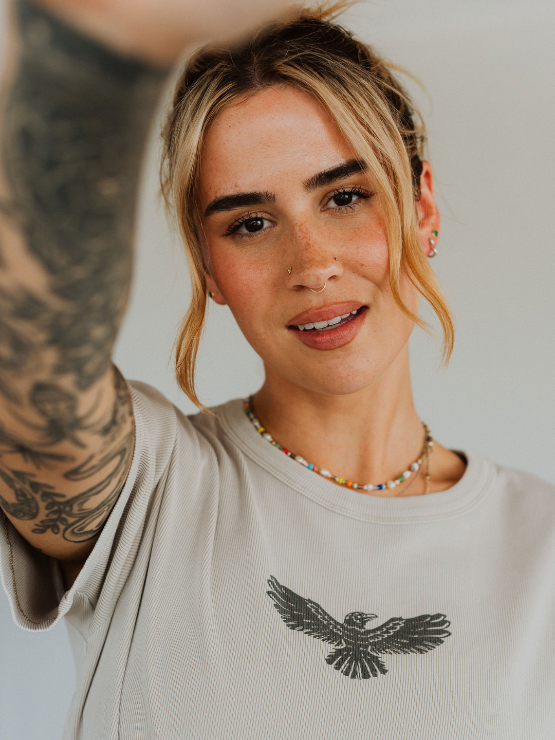 Adapting Vintage Ribbed Tee - Octopied Mind