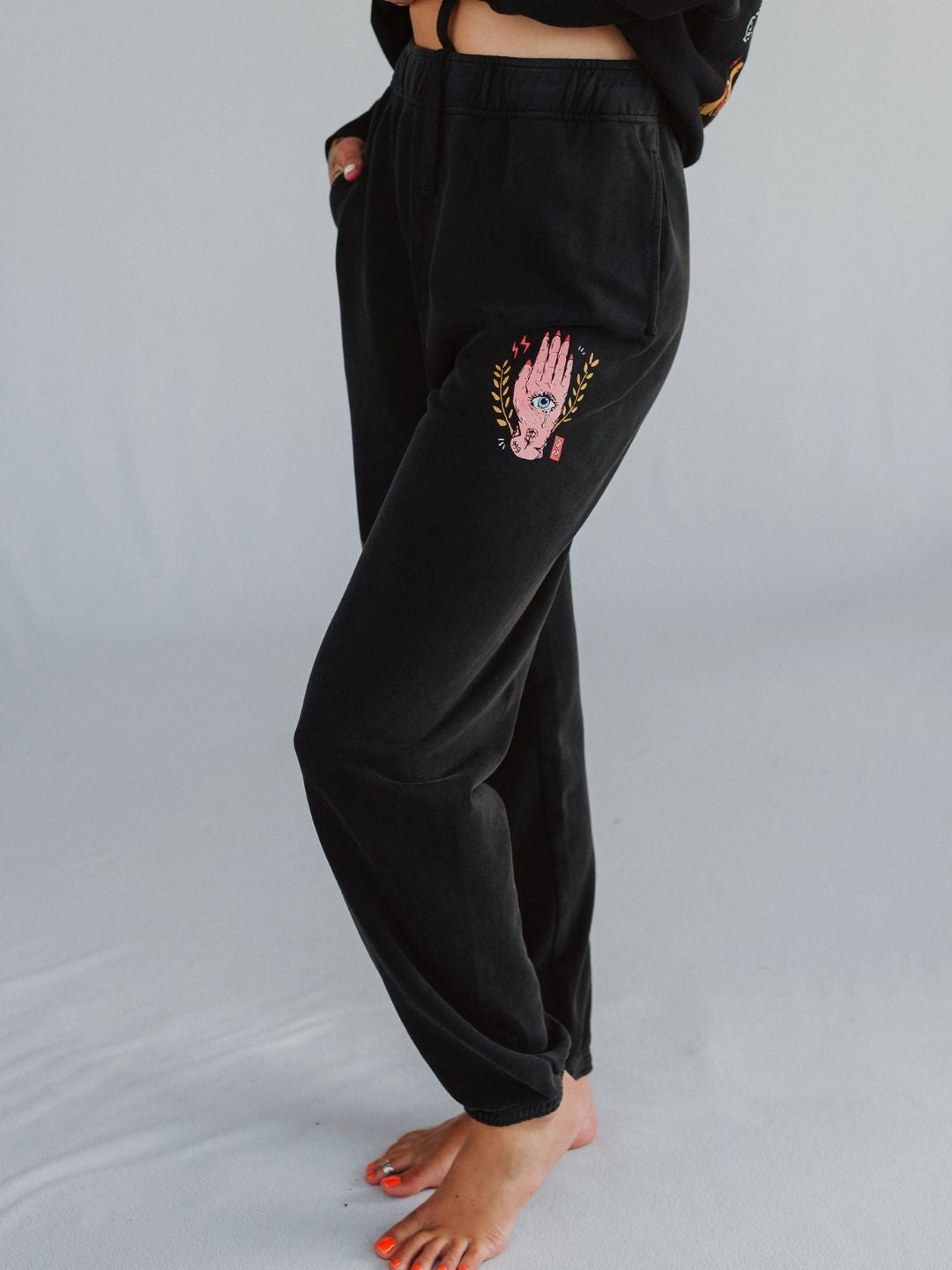 Destined To Disappoint Mineral Wash Sweatpants - Octopied Mind