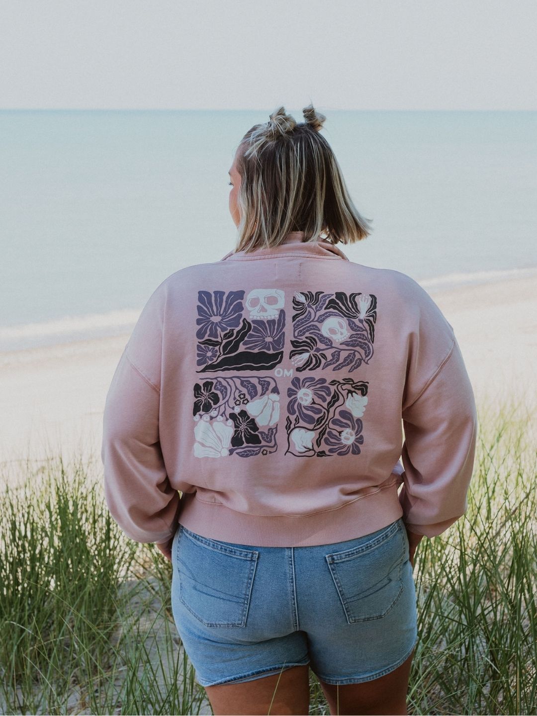 (Defected) Feel to Heal 1/4 Zip Vintage Sweater - Octopied Mind