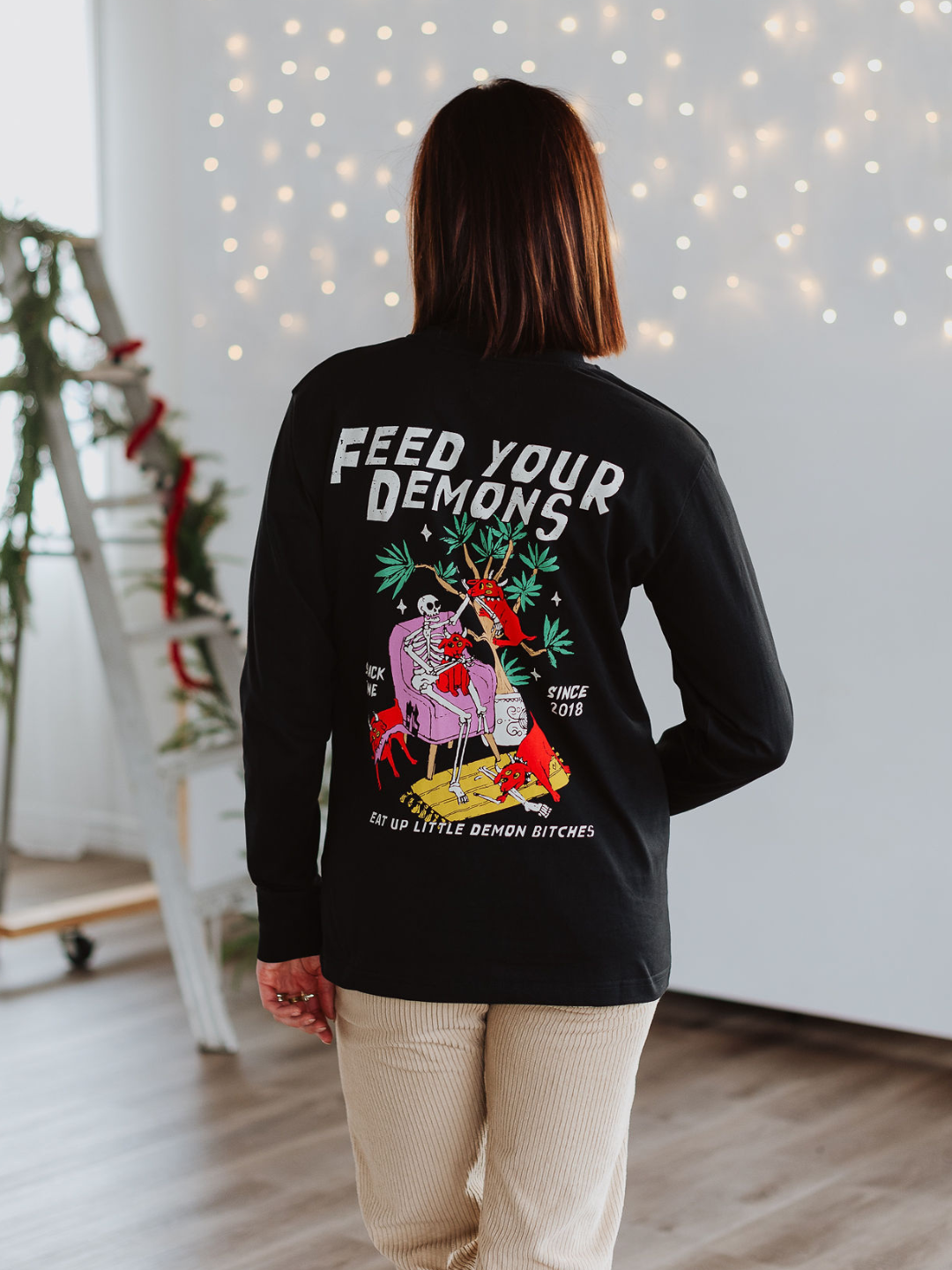 Feed Your Demons Long Sleeve - Octopied Mind