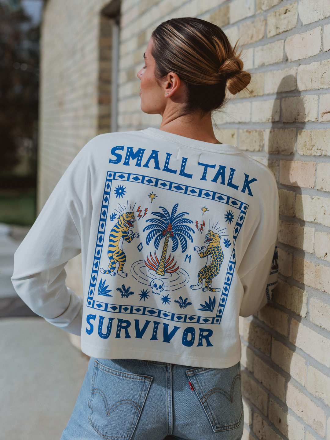 Small Talk Survivor Bamboo Long Sleeve | Octopied Mind – Octopied