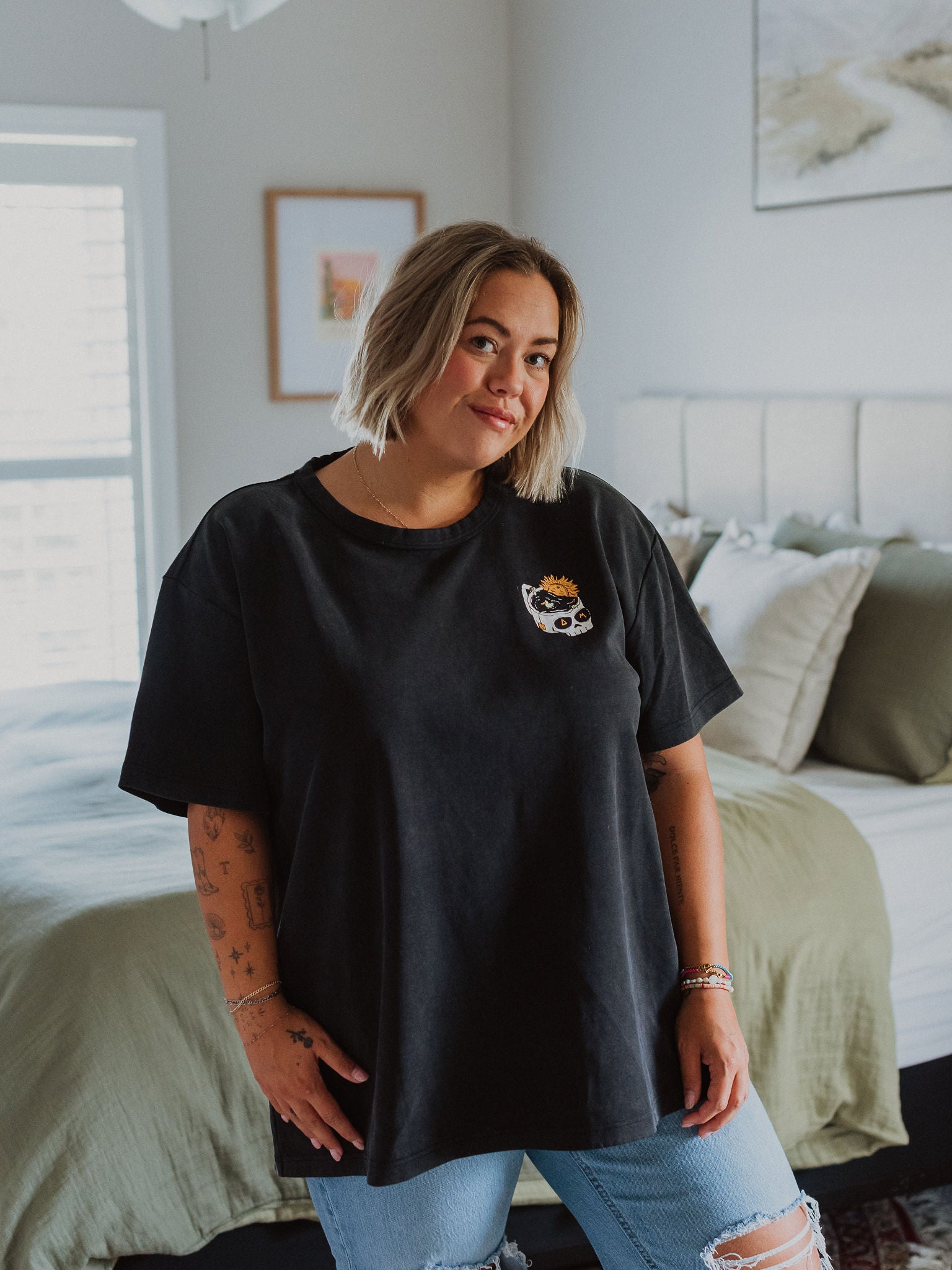 Embrace the Existential Dread Heavy Weight Vintage T-Shirt - Octopied Mind