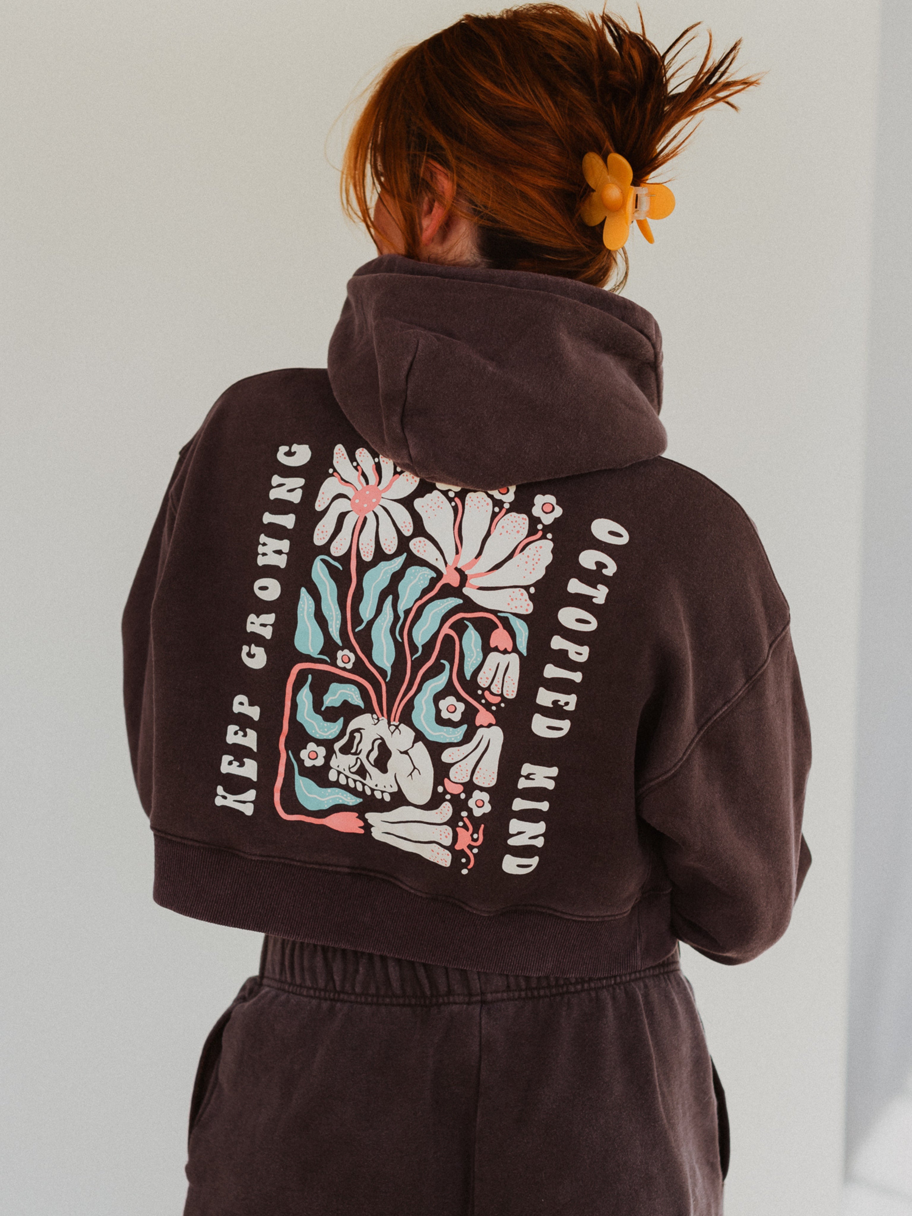 Keep Growing Zip Hoodie - Octopied Mind
