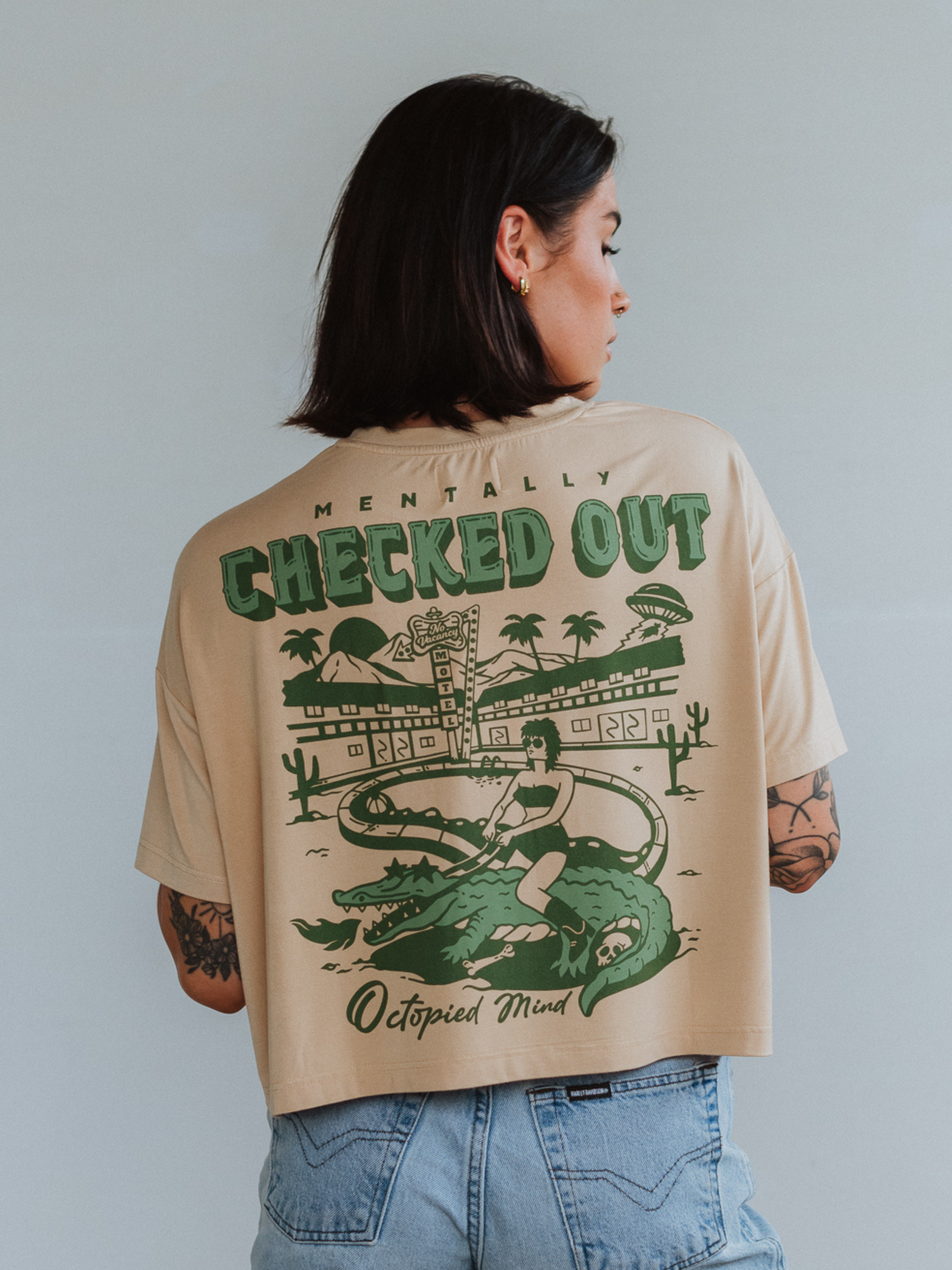 Mentally Checked Out Modal Tee - Octopied Mind