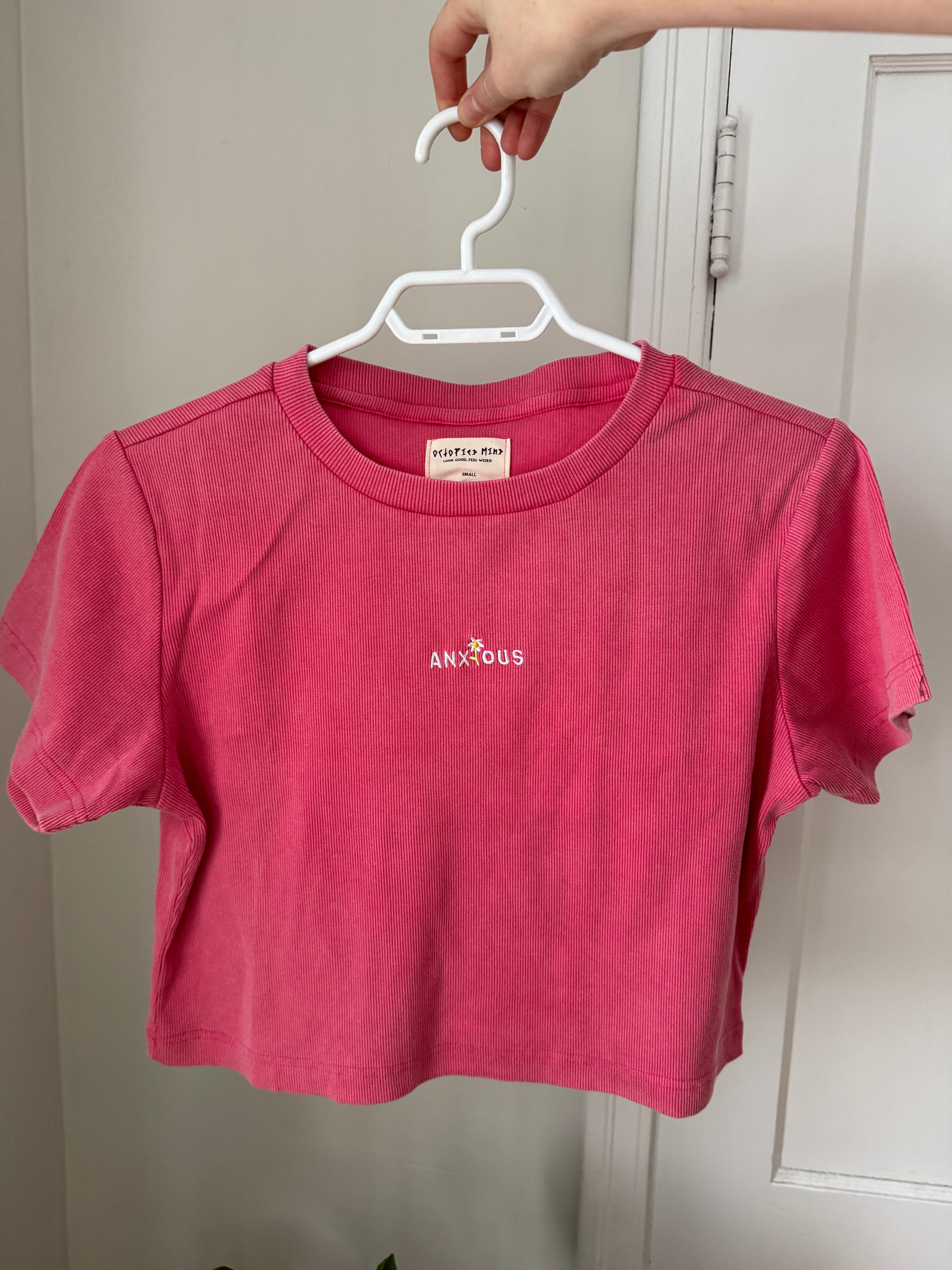 Anxious Ribbed Baby Tee