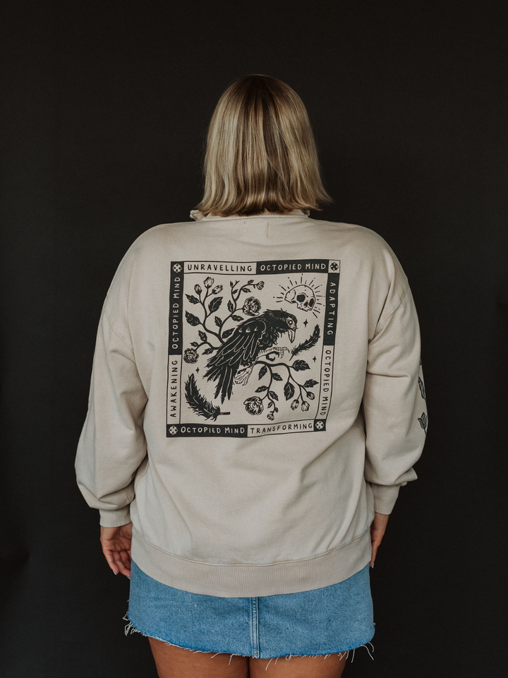 Adapting 1/4 Zip Vintage Sweater - Octopied Mind