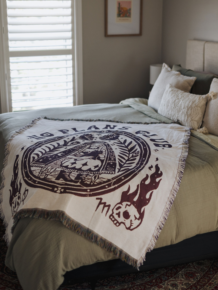 No Plans Club Blanket