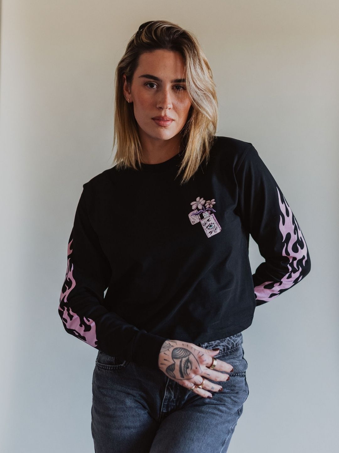 Flaming Disaster Long Sleeve