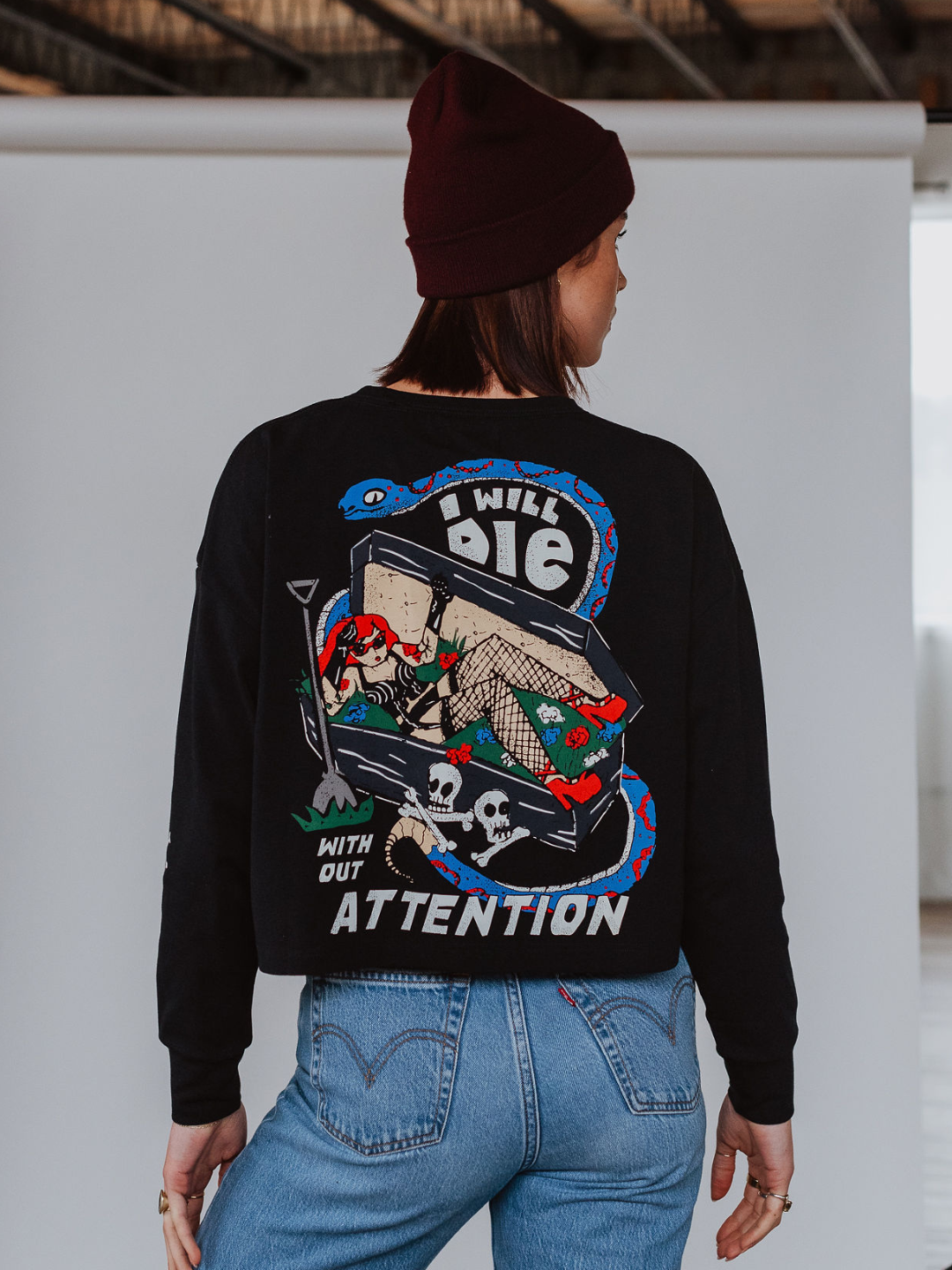 I Will Die Without Attention Long Sleeve - Octopied Mind