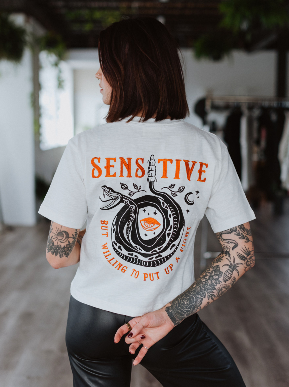 Sensitive Slub T-Shirt - Octopied Mind