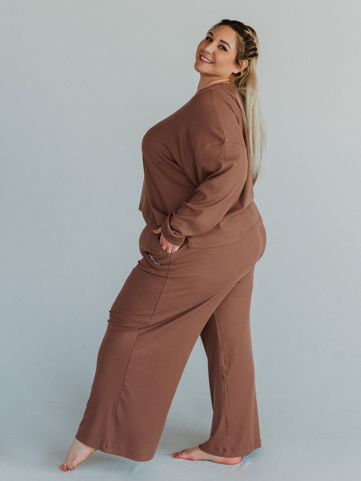 Anxious Ribbed Pants - Octopied Mind