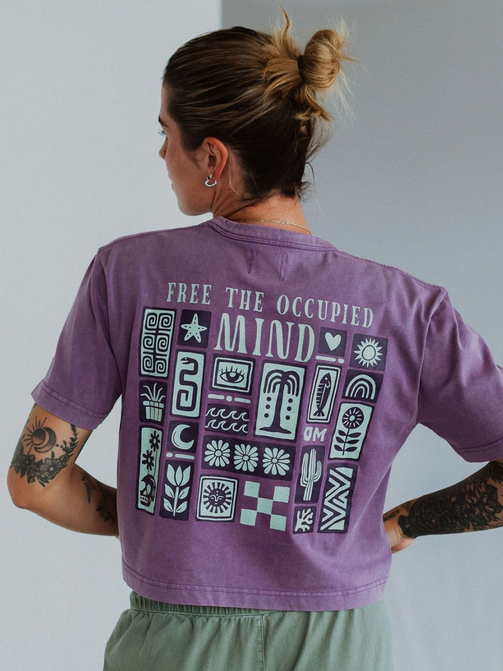 Occupied Mind Mineral Wash T-Shirt - Octopied Mind
