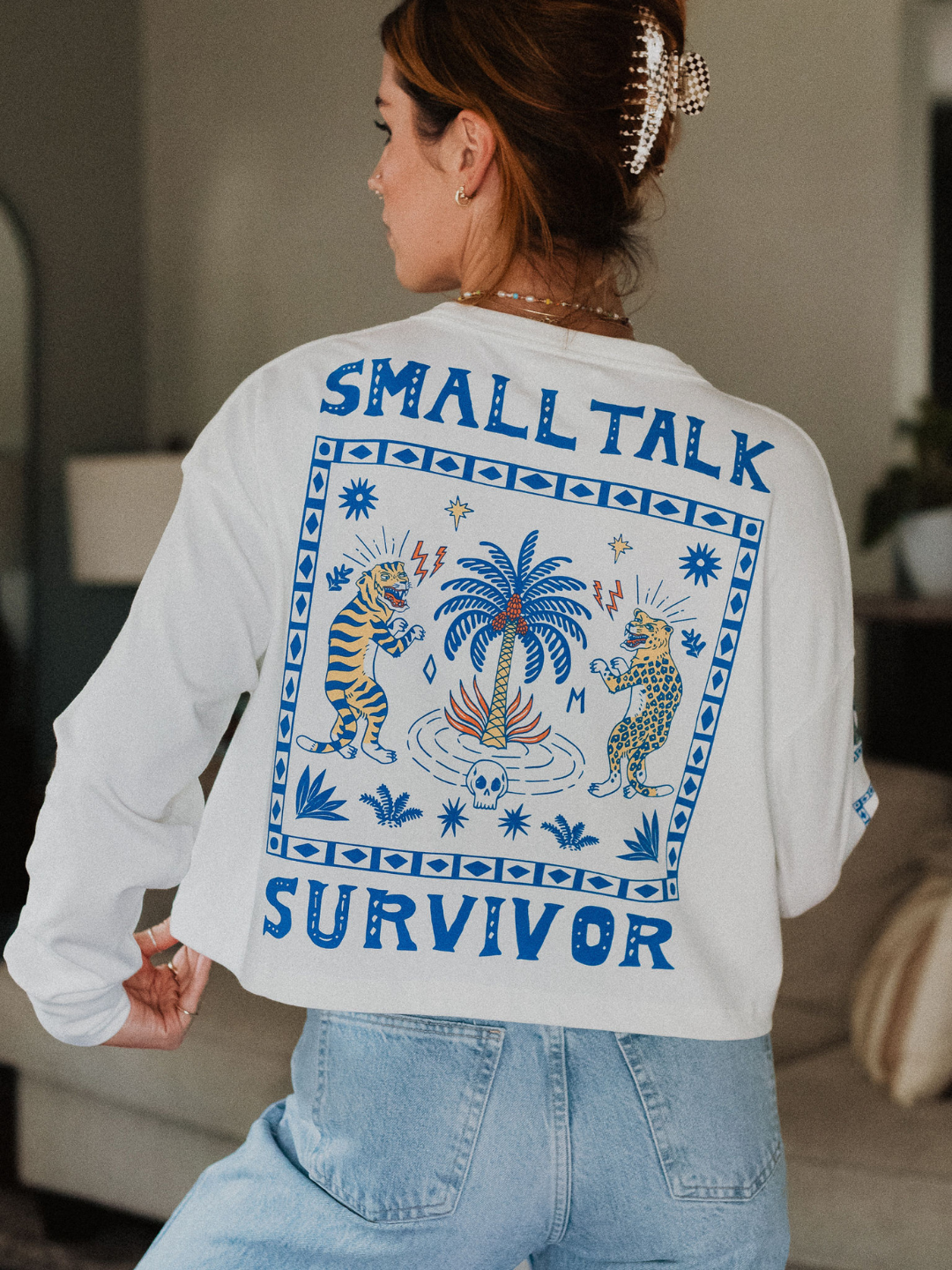 Small Talk Survivor Bamboo Long Sleeve - Octopied Mind