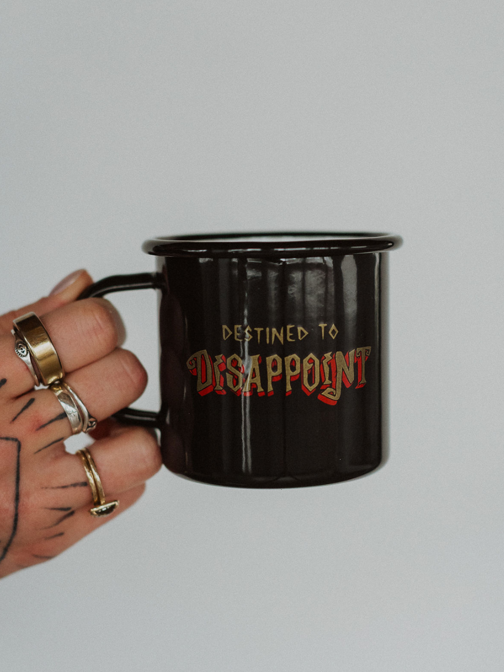 Destined to Disappoint Enamel Mug - Octopied Mind