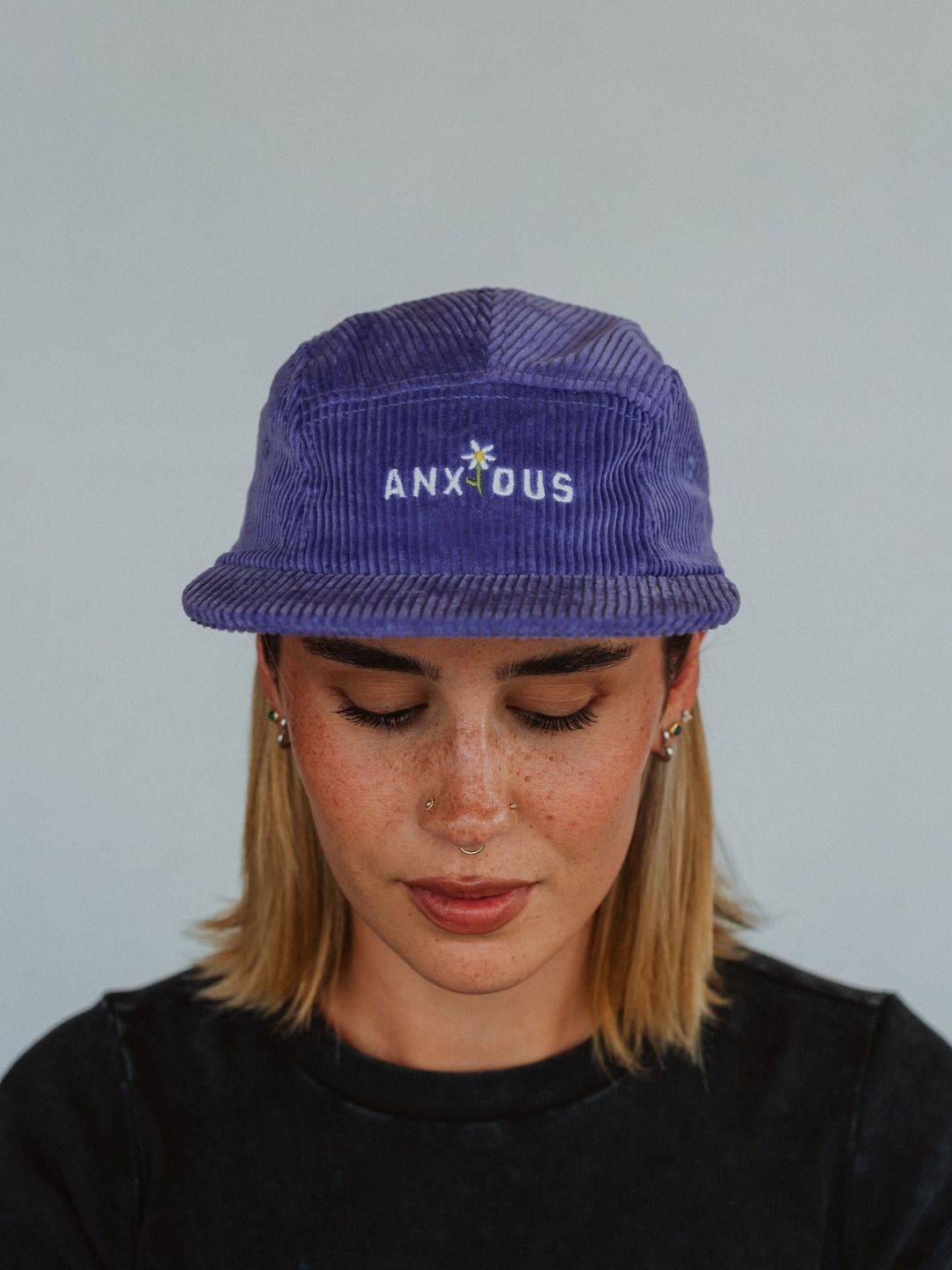 Anxious 5 Panel Hat - Octopied Mind