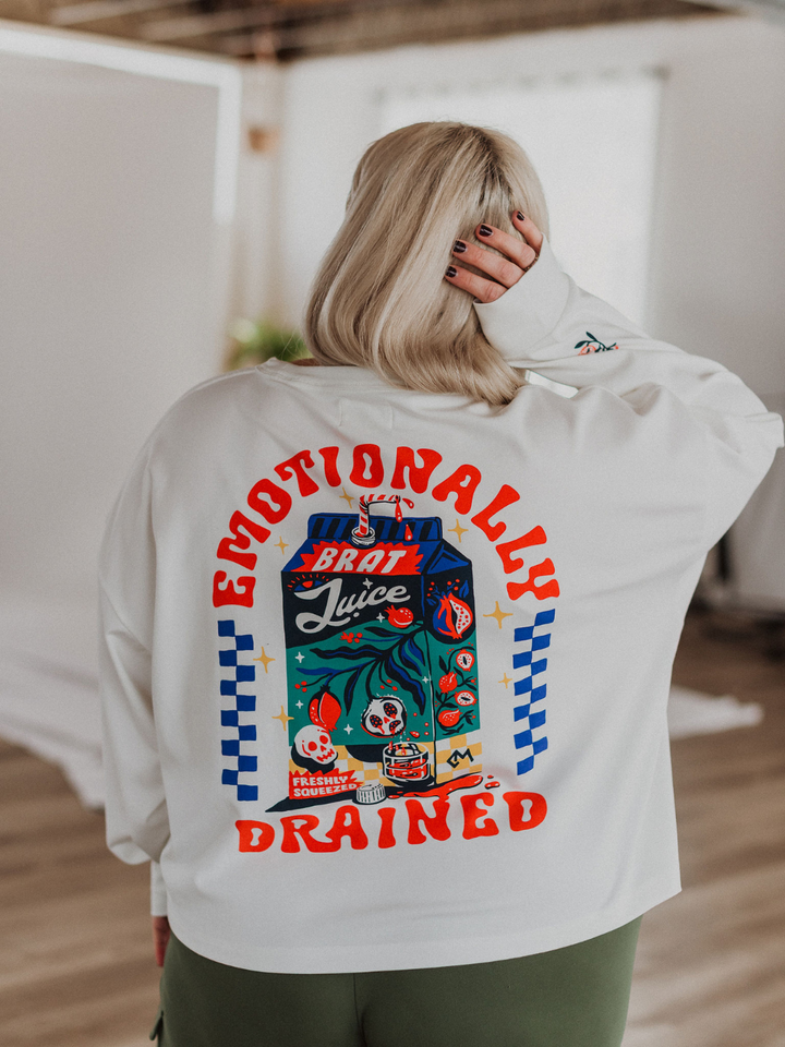 Emotionally Drained Bamboo Long Sleeve - Octopied Mind