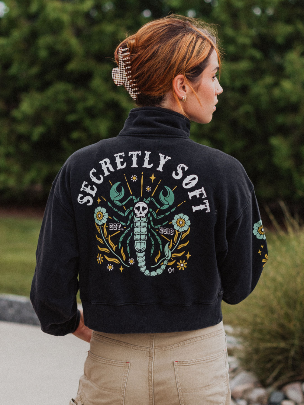Secretly Soft 1/4 Zip Sweater - Octopied Mind