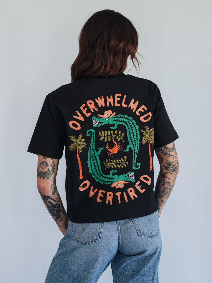 T-shirt « Débordé et épuisé »
