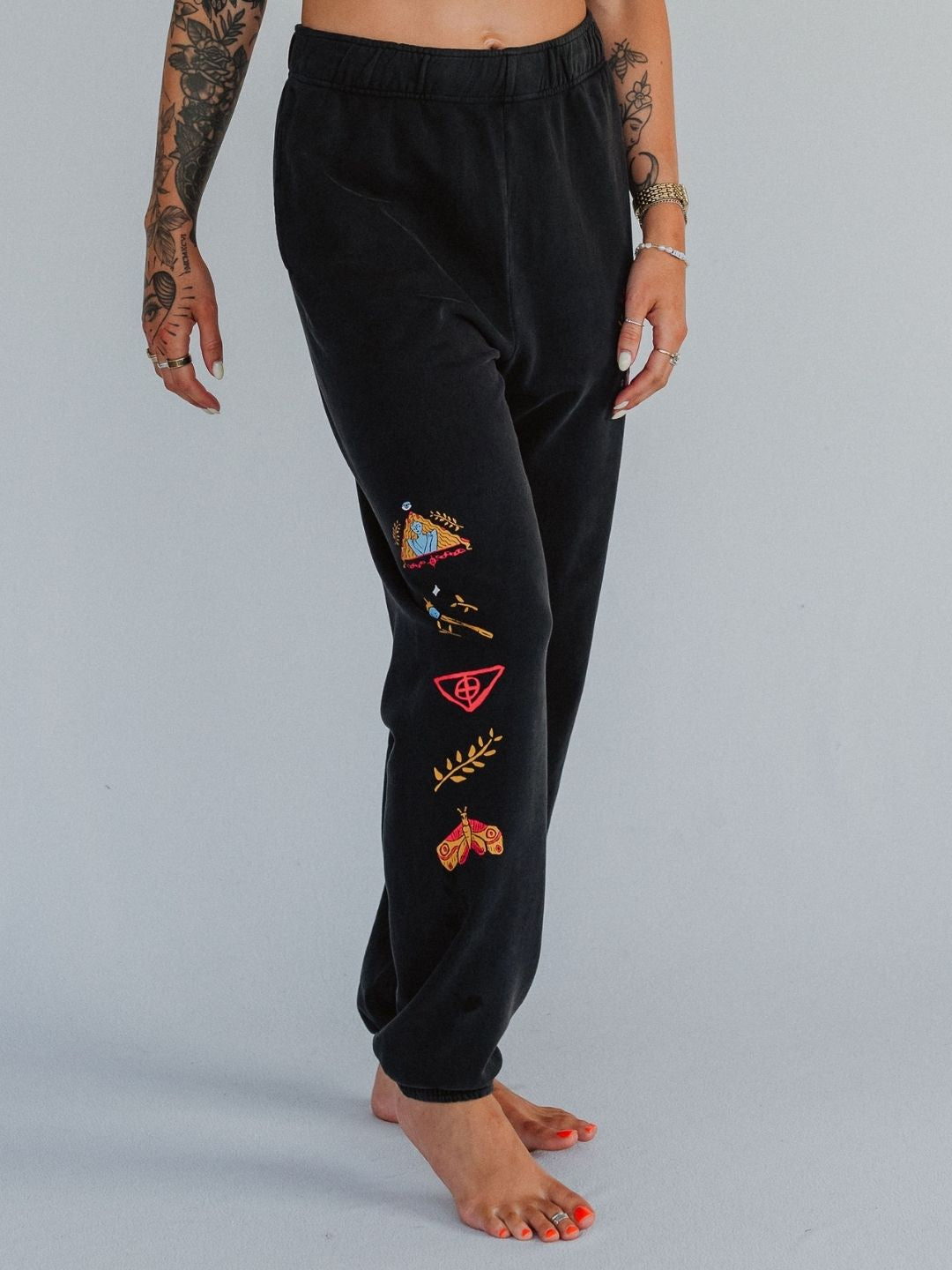 Destined To Disappoint Mineral Wash Sweatpants - Octopied Mind