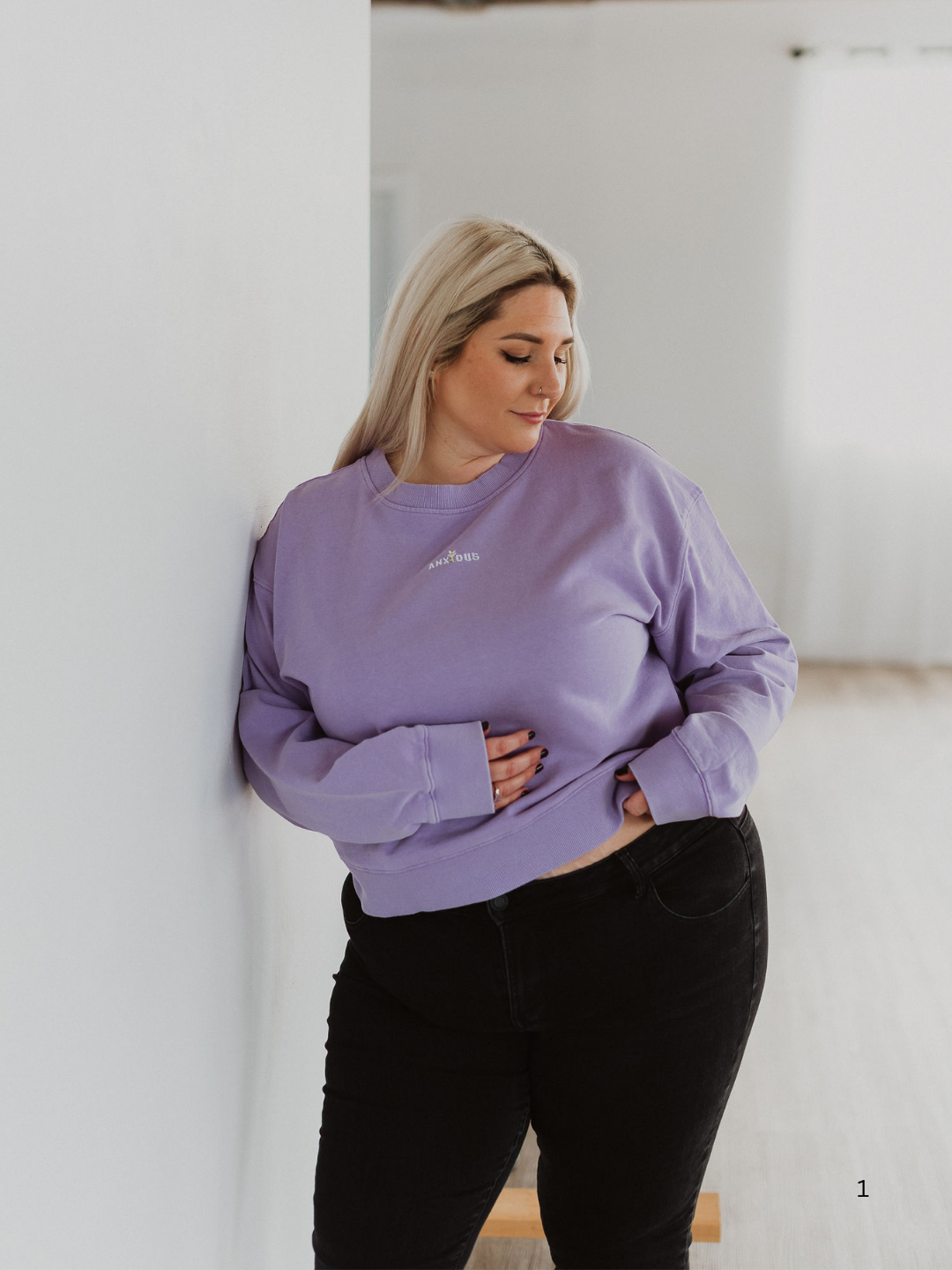 Anxious Mineral Wash Sweater - Octopied Mind