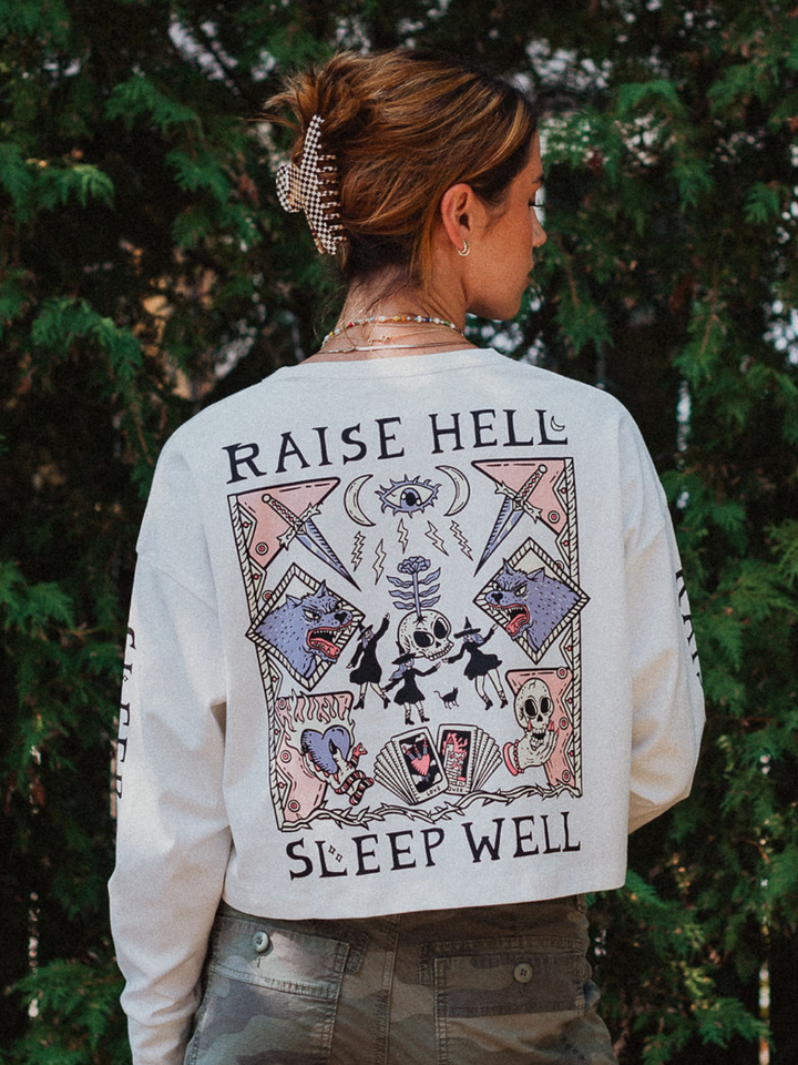 Raise Hell Bamboo Long Sleeve - Octopied Mind