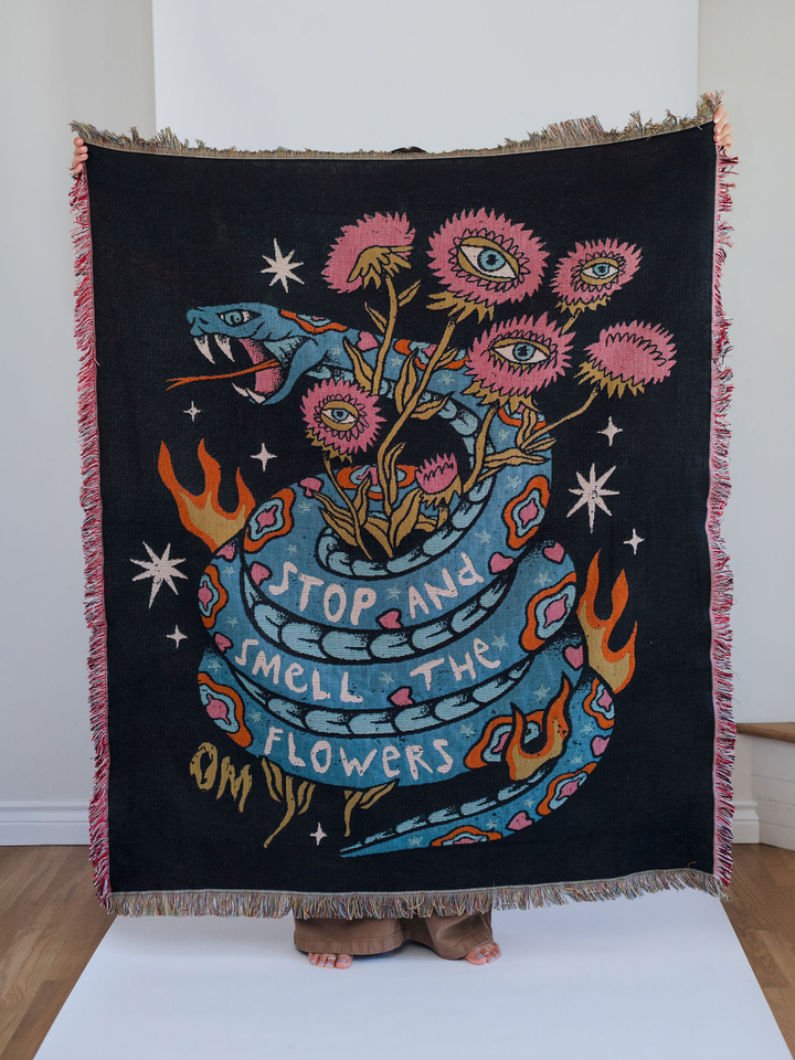 Smell the Flowers Blanket