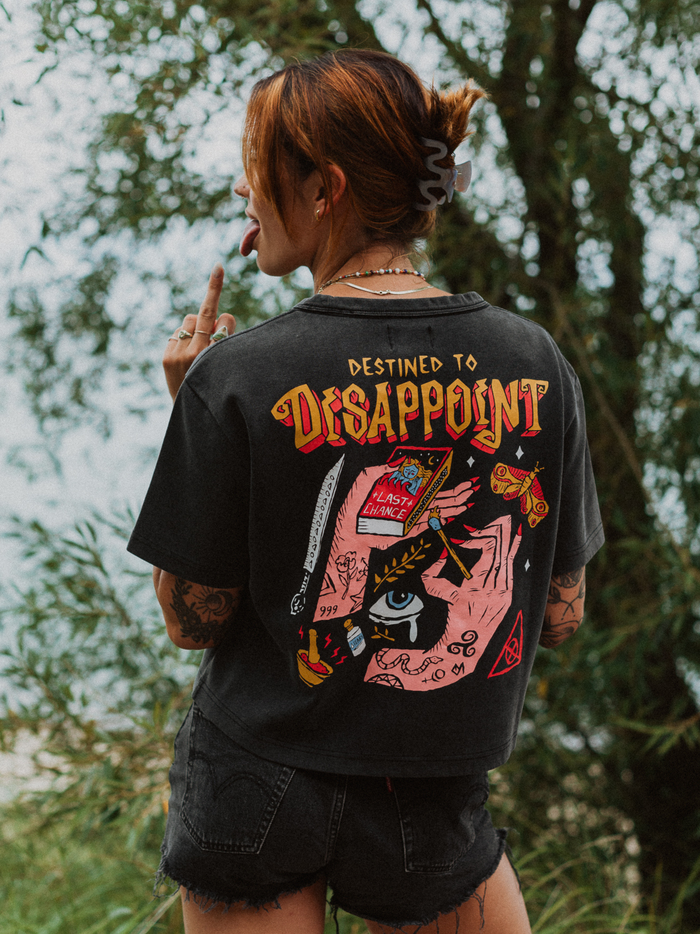 Destined to Disappoint Heavy Weight Vintage T-Shirt - Octopied Mind