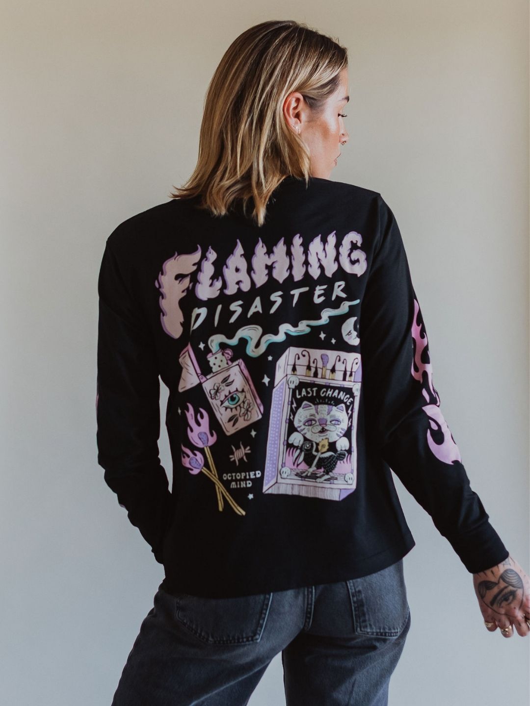 Flaming Disaster Long Sleeve