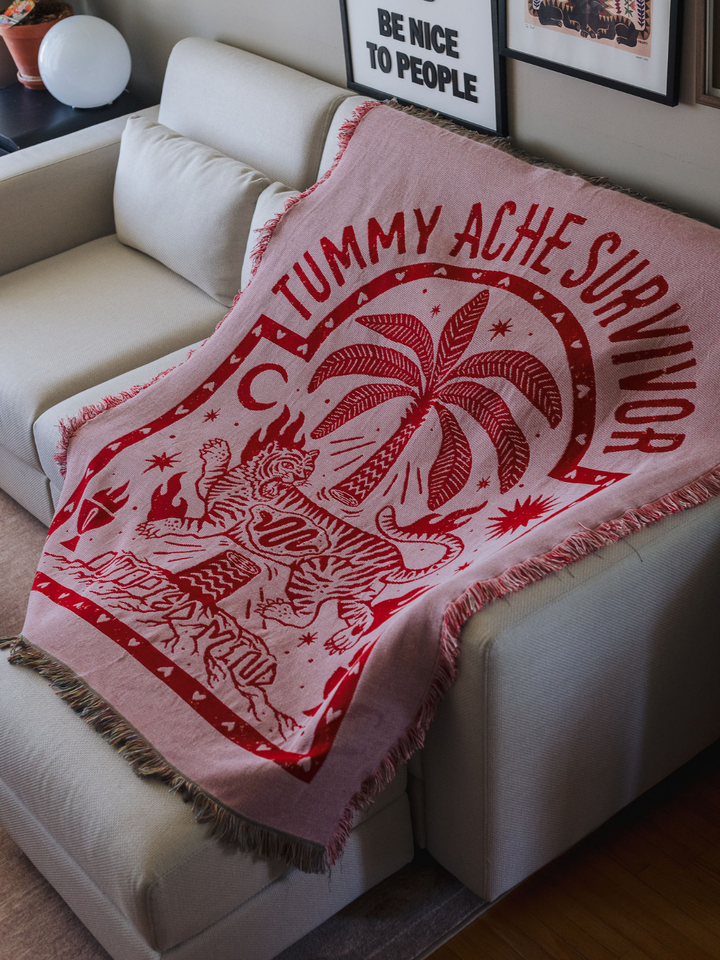 Tummy Ache Survivor Blanket