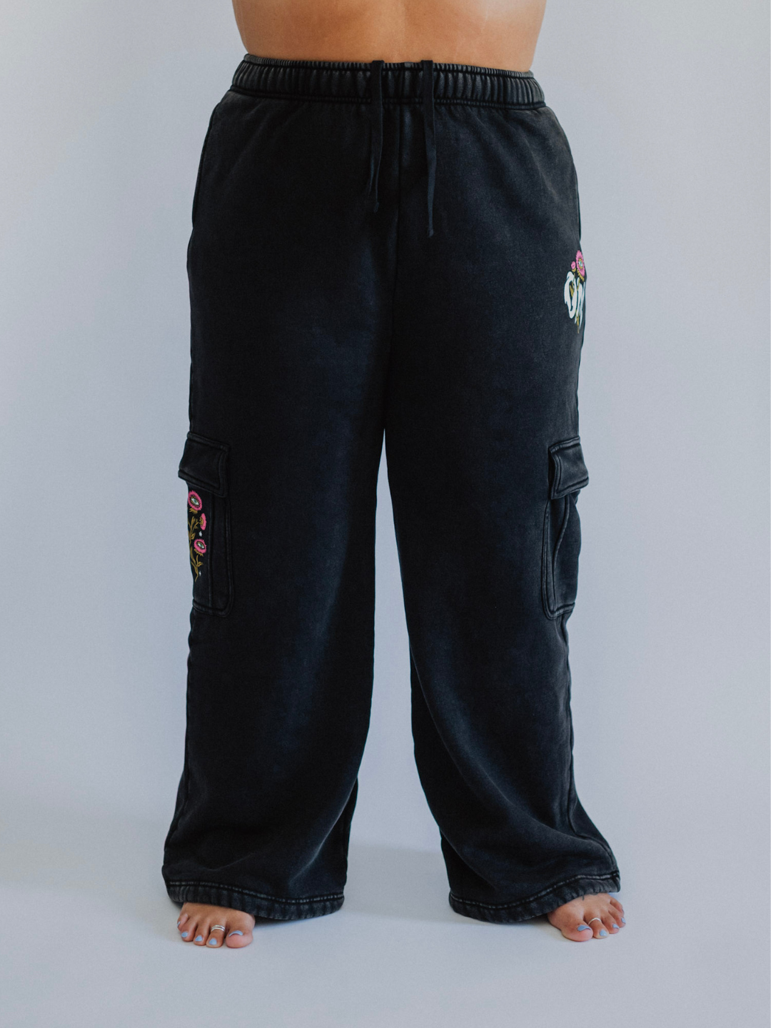 Smell the Flowers Cargo Sweatpants