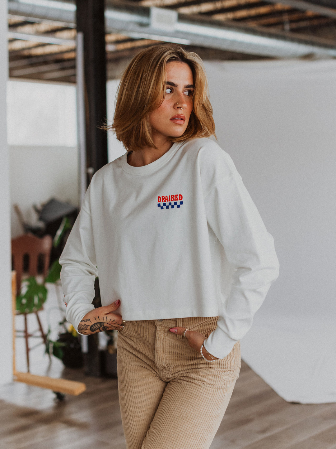 Emotionally Drained Bamboo Long Sleeve - Octopied Mind