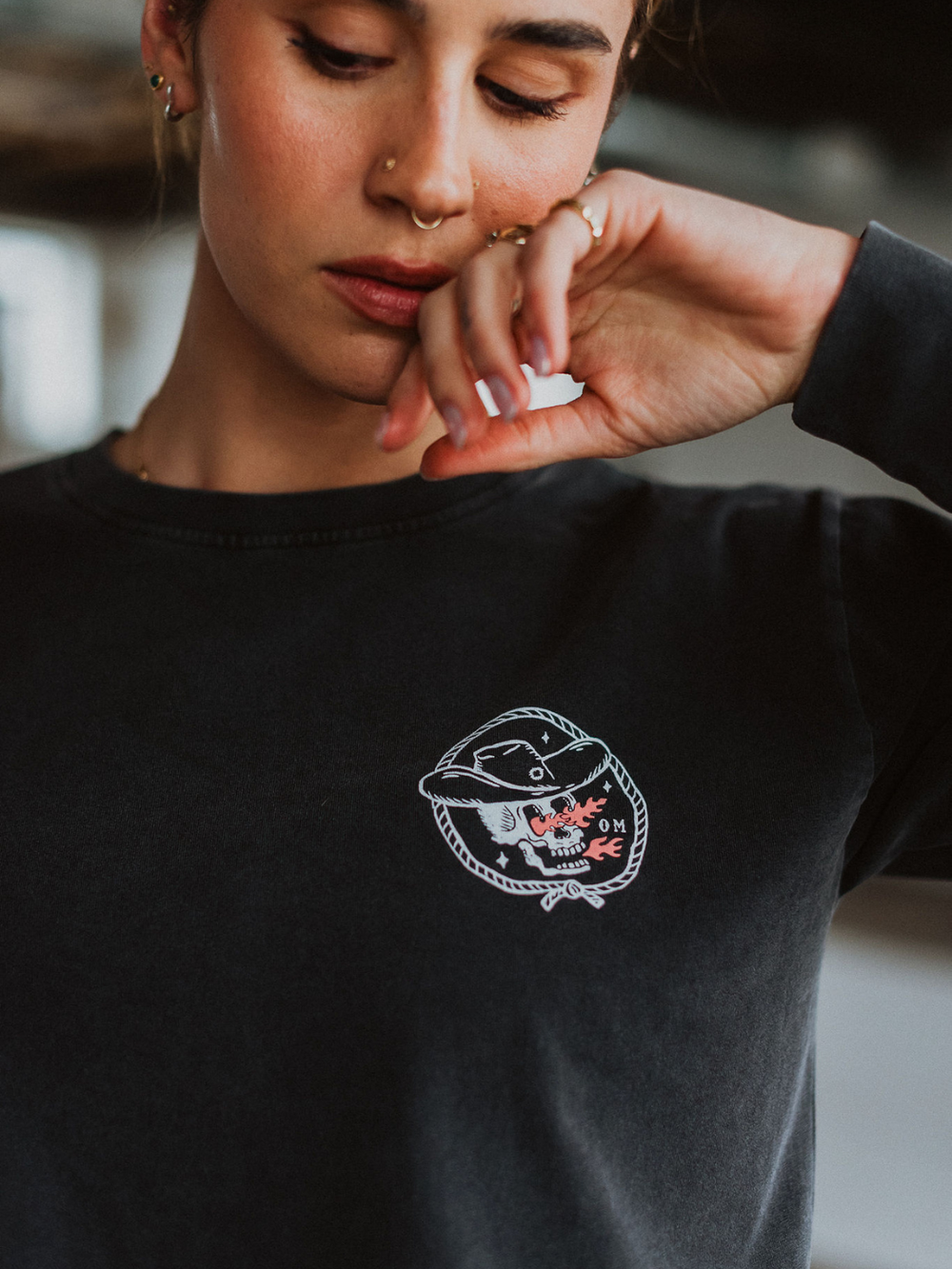 Baddies Mineral Wash Long Sleeve - Octopied Mind