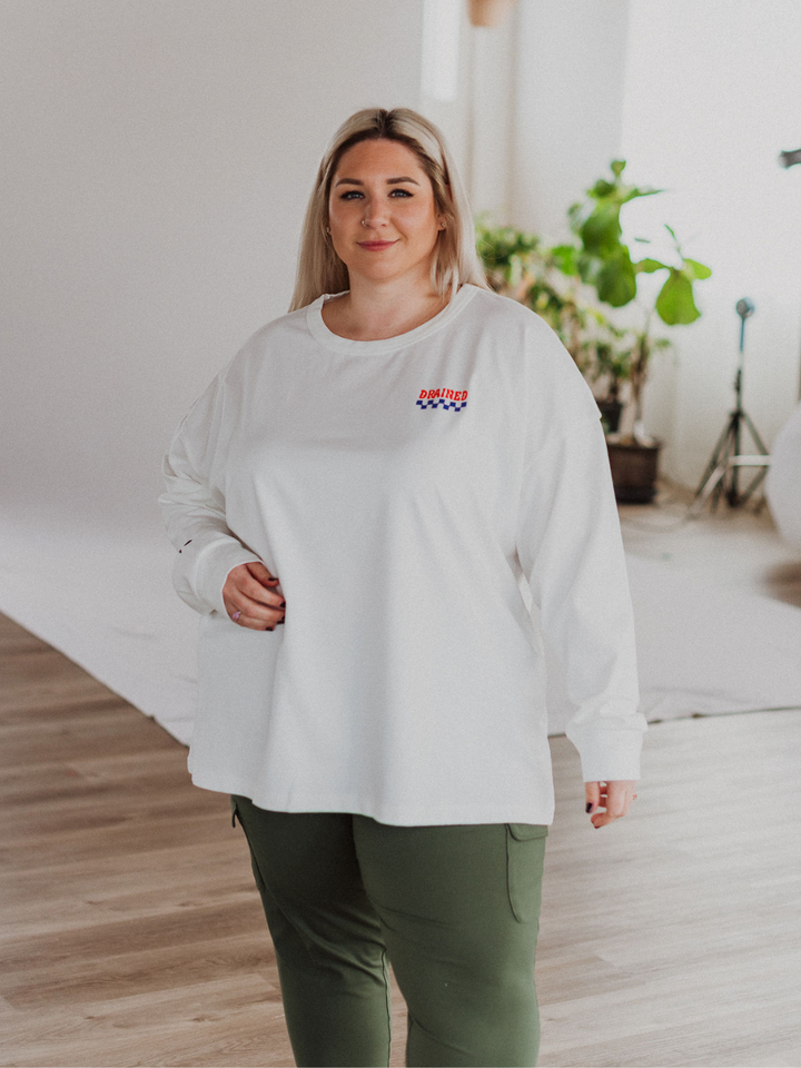 Emotionally Drained Bamboo Long Sleeve - Octopied Mind