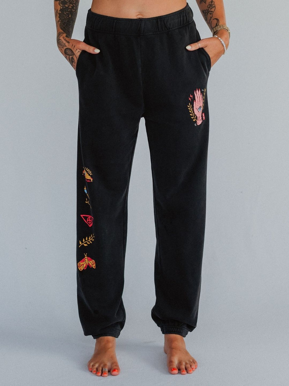 Destined To Disappoint Mineral Wash Sweatpants - Octopied Mind