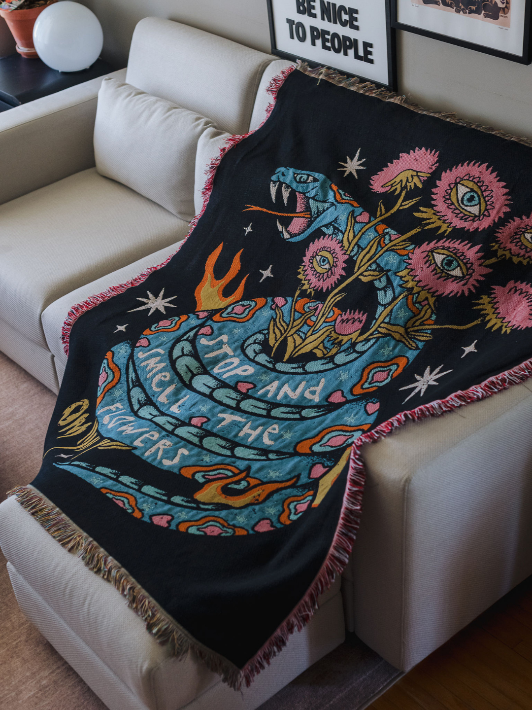 Smell the Flowers Blanket