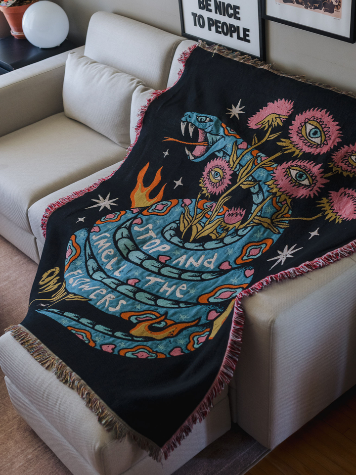Smell the Flowers Blanket