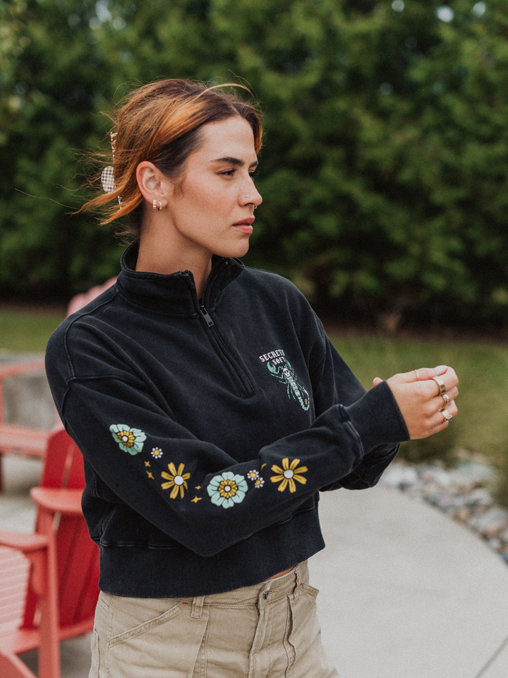 Secretly Soft 1/4 Zip Sweater - Octopied Mind