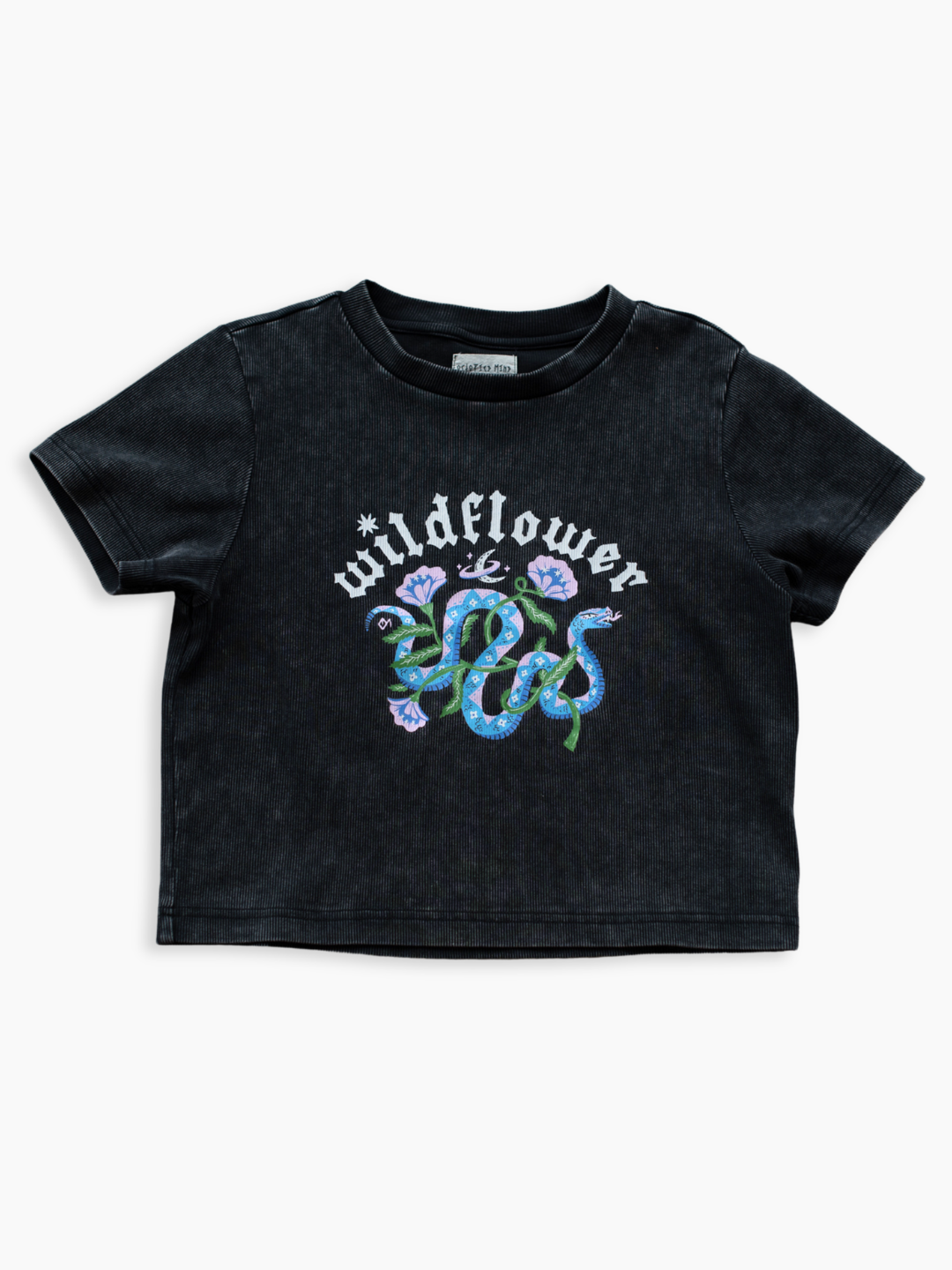 T-shirt bébé fleurs sauvages