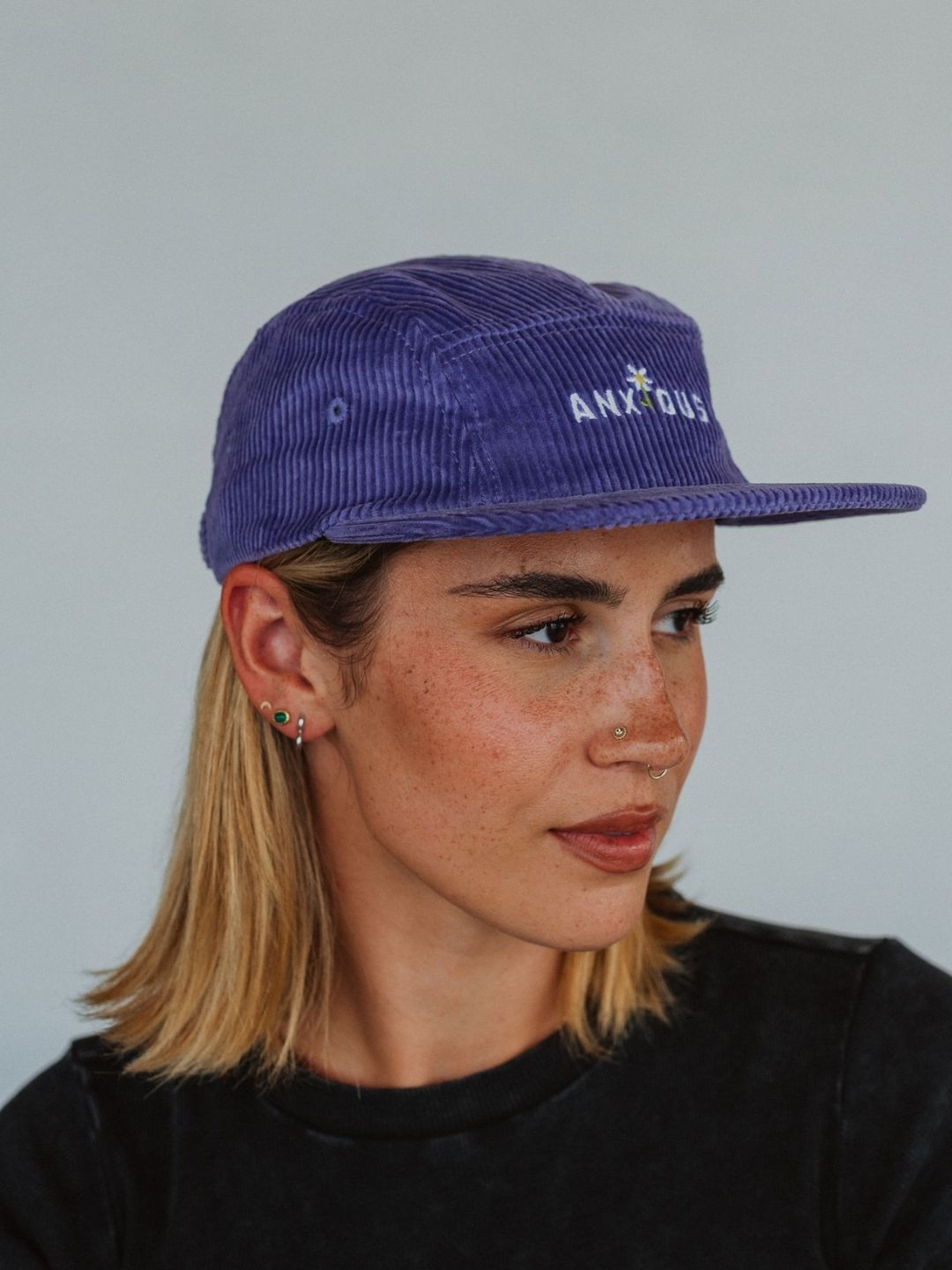 Anxious 5 Panel Hat - Octopied Mind