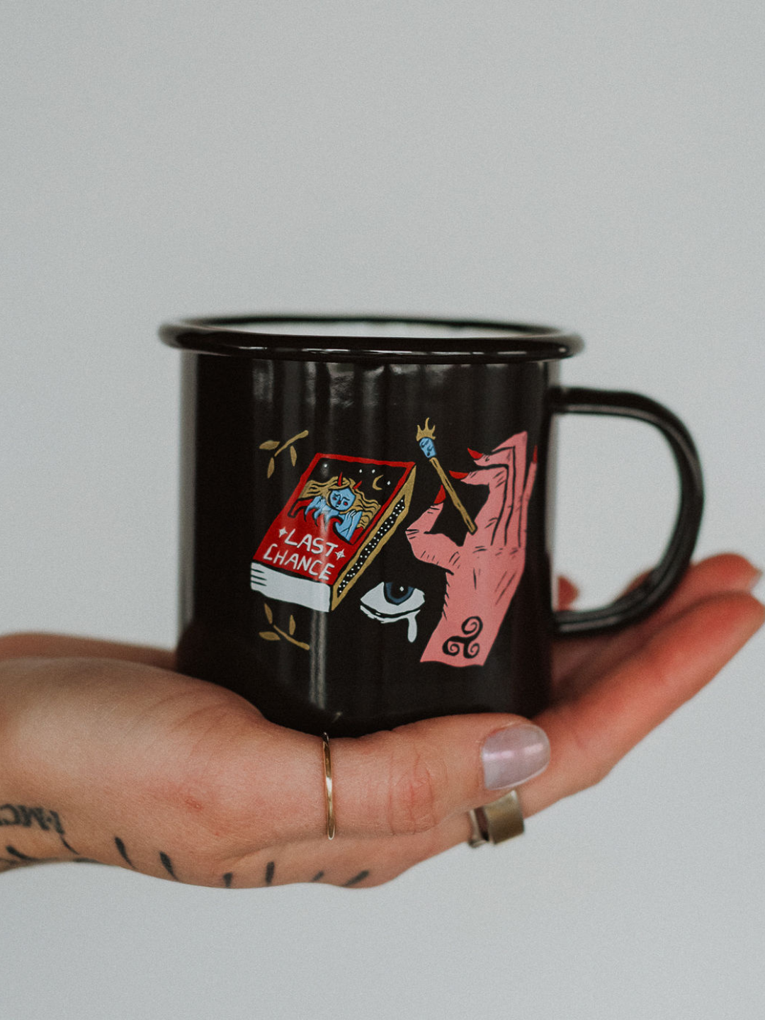 Destined to Disappoint Enamel Mug - Octopied Mind