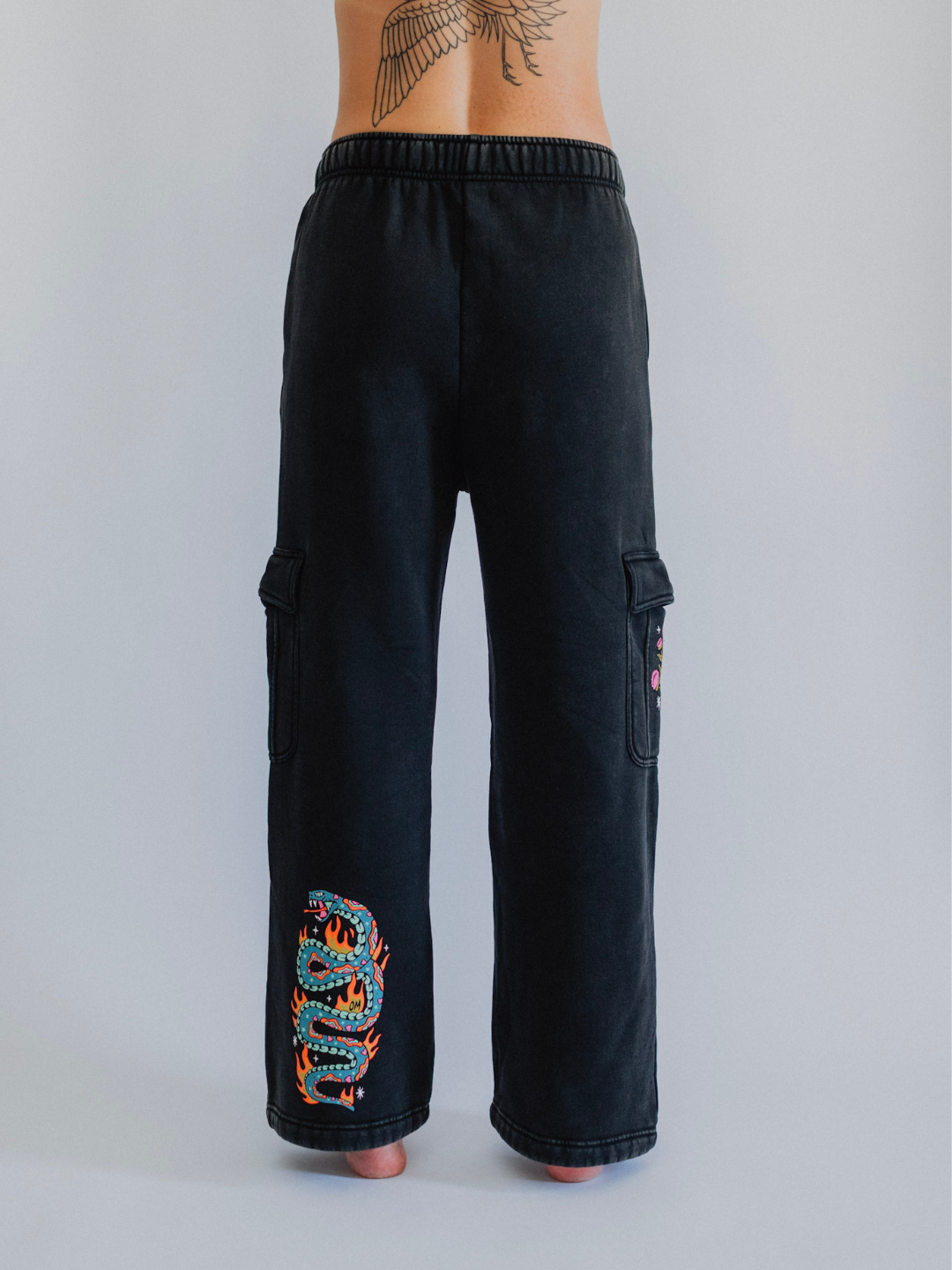 Smell the Flowers Cargo Sweatpants