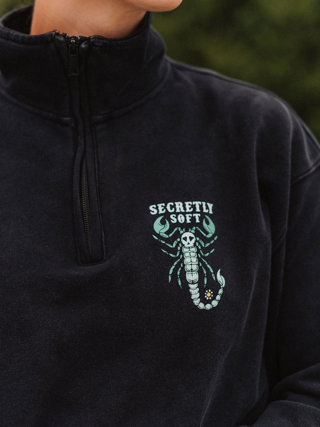 Secretly Soft 1/4 Zip Sweater - Octopied Mind