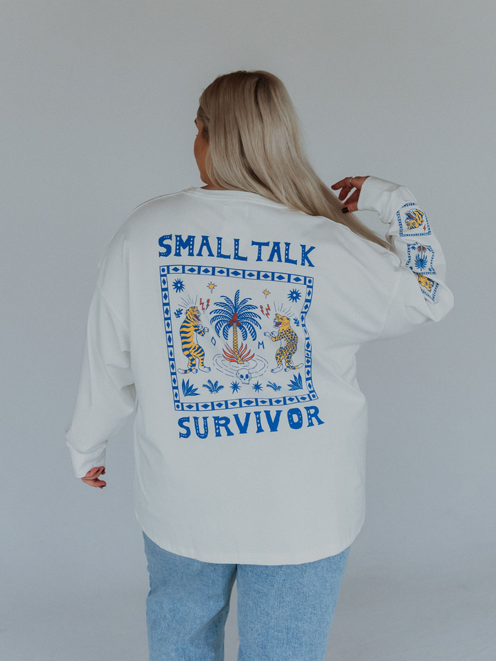 Small Talk Survivor Bamboo Long Sleeve - Octopied Mind