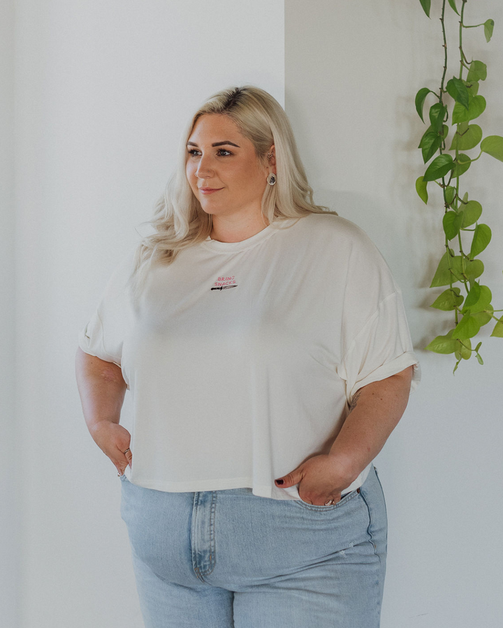Bring Snacks Oversized Beach Tee - Octopied Mind